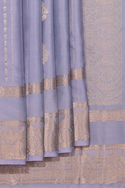 Collection of South Silk Lavender Purple Saree in a gallery layout