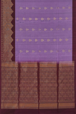 Collection of South Silk Purple Saree in a gallery layout