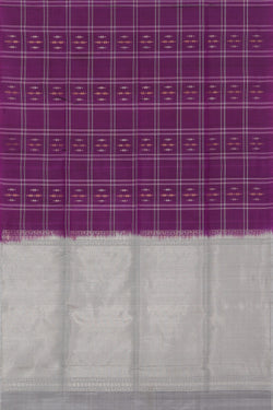 Collection of South Silk Violet Saree in a gallery layout