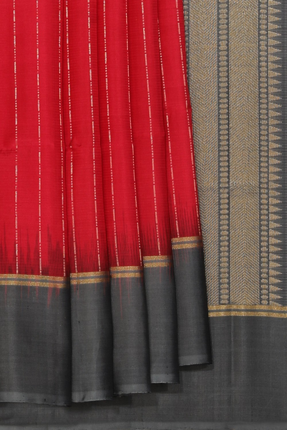 Collection of South Silk Pink Saree in a gallery layout