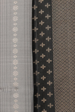 Collection of South Silk Grey Saree in a gallery layout