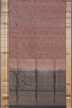 Collection of South Silk Brown Saree in a gallery layout