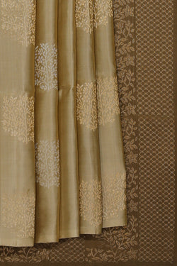 Collection of South Silk Grey Saree in a gallery layout