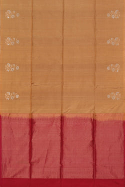 Collection of South Silk Beige Saree in a gallery layout