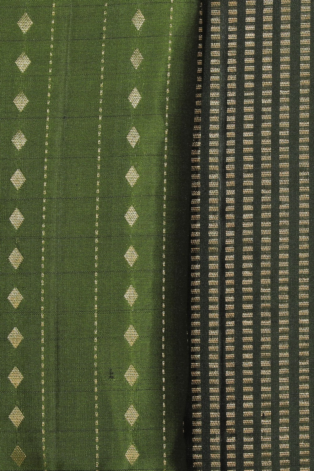 Collection of South Silk Green Saree in a gallery layout