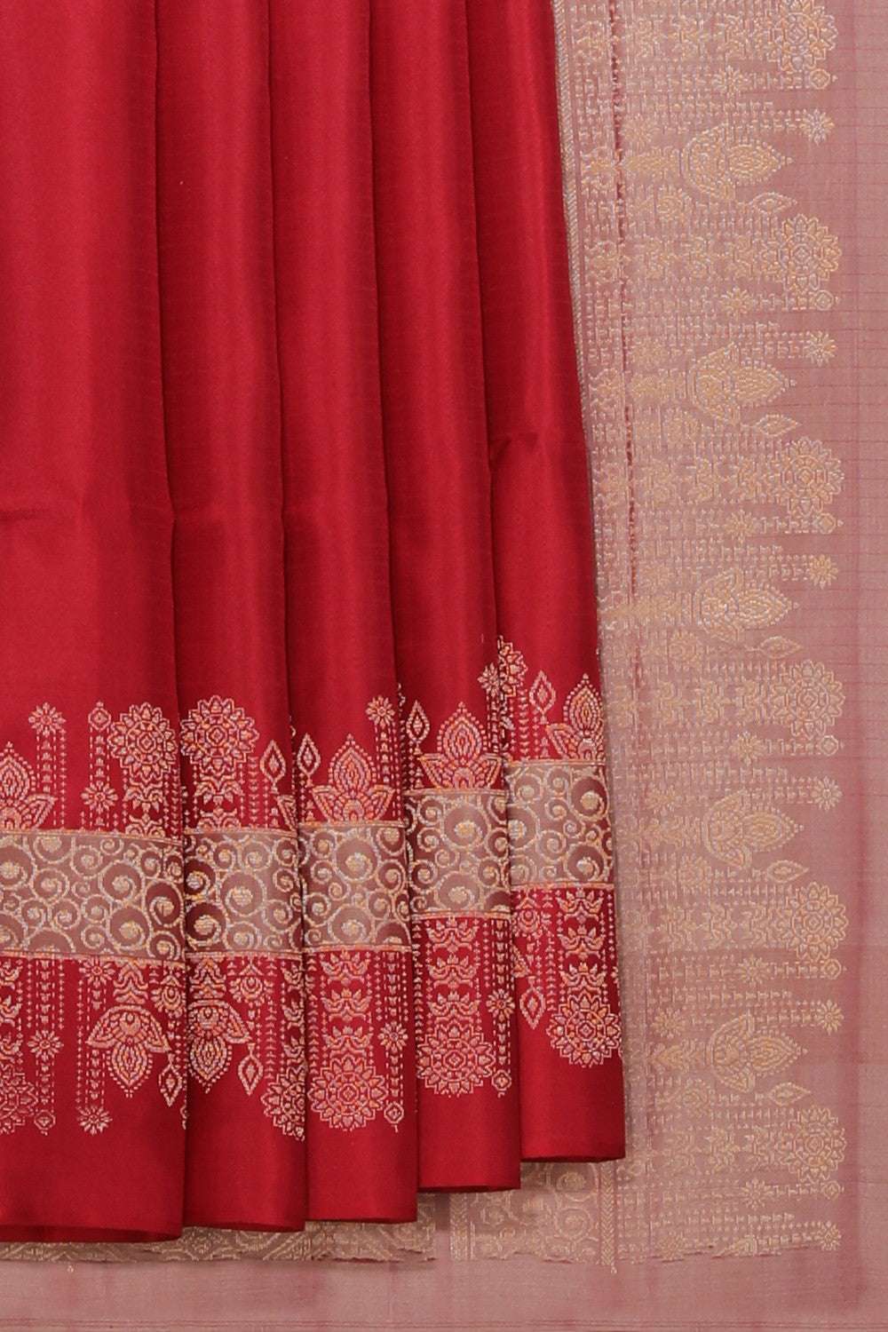 Collection of South Silk Red Saree in a gallery layout