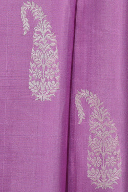 Collection of South Silk Purple Saree in a gallery layout