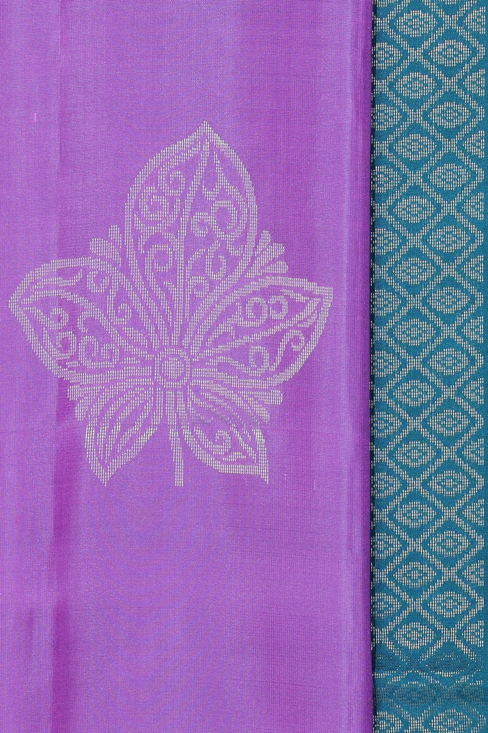 Collection of South Silk Purple Saree in a gallery layout