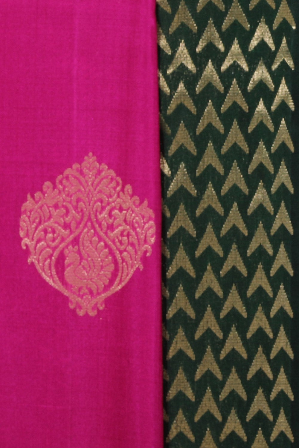 South Silk Pink Saree