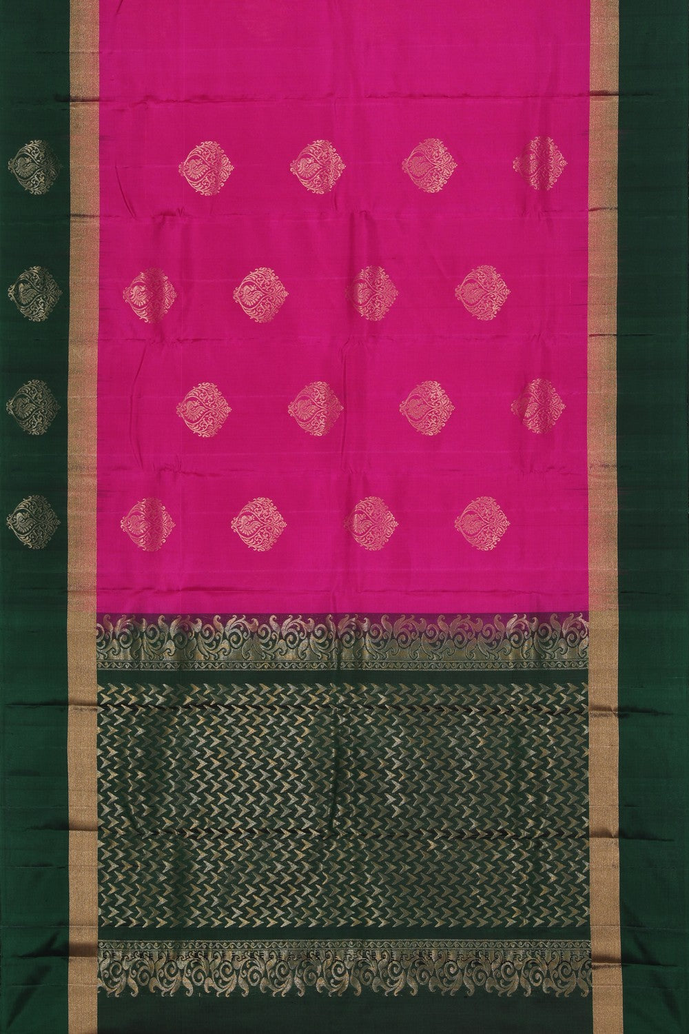 South Silk Pink Saree