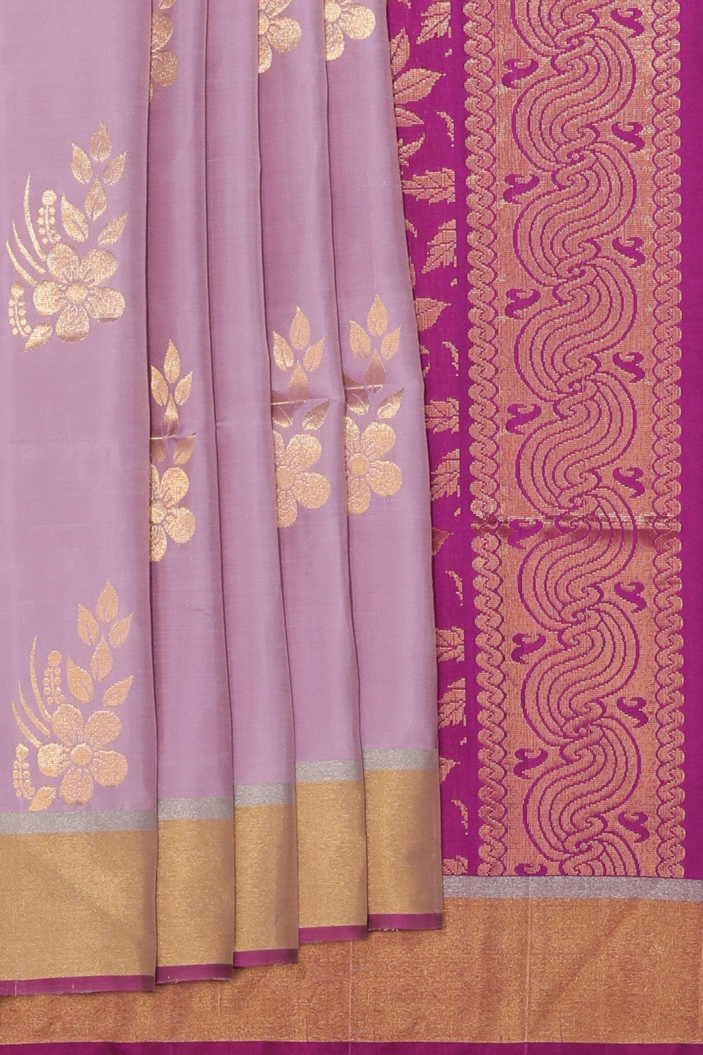 Collection of South Silk Pink Saree in a gallery layout