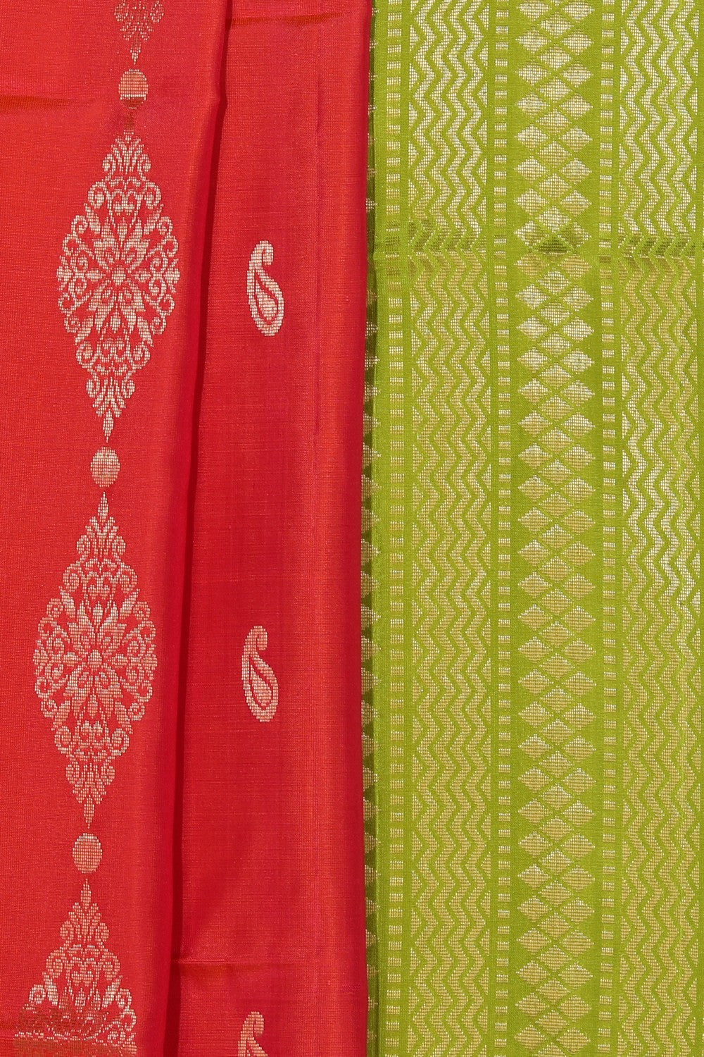 Collection of South Silk Pink Saree in a gallery layout