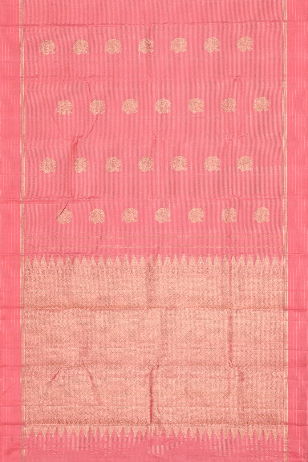 Collection of South Silk Pink Saree in a gallery layout