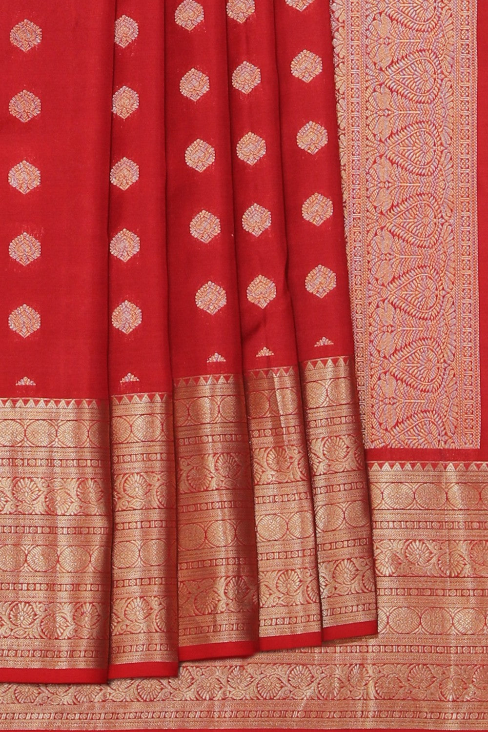 Collection of South Silk Red Saree in a gallery layout