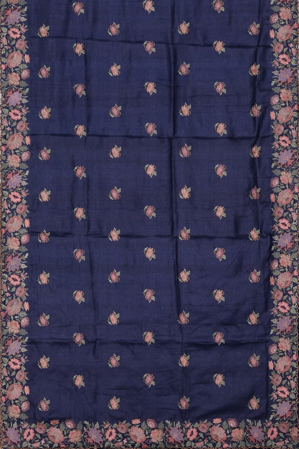 Collection of Tussar Silk Embroidery Saree in a gallery layout