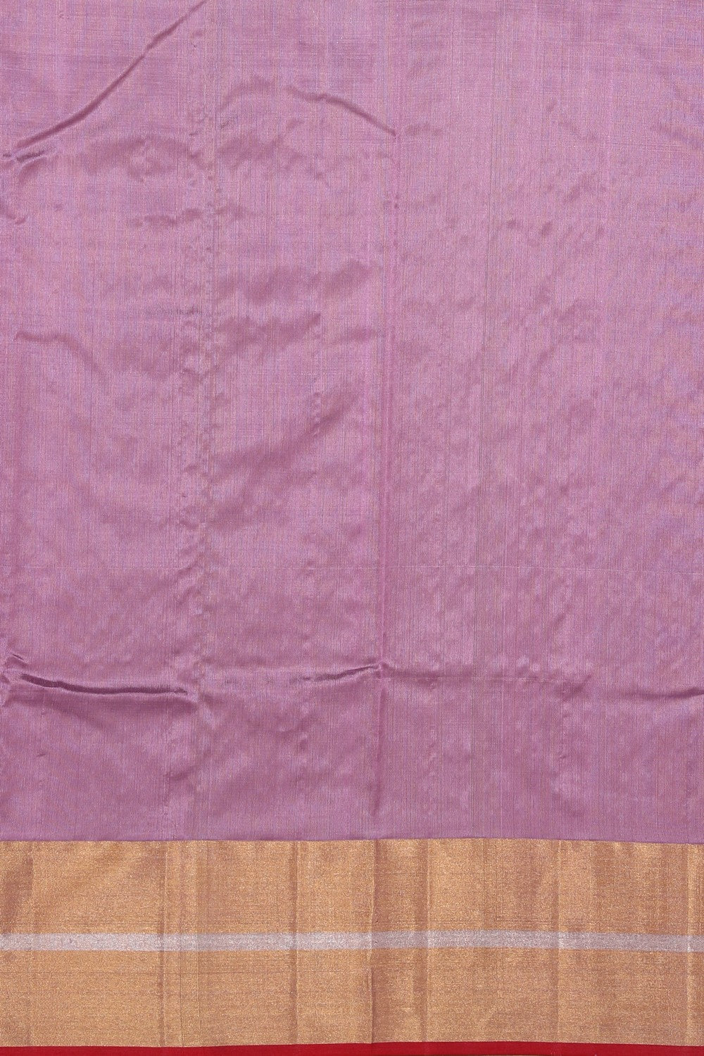 Chanderi Cotton Silk Purple Saree