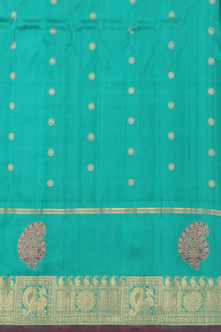 Image of Gadwal Silk Green Saree