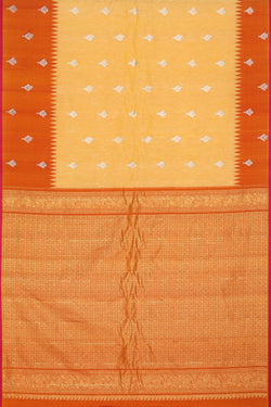 Collection of Gadwal Silk Yellow Saree in a gallery layout