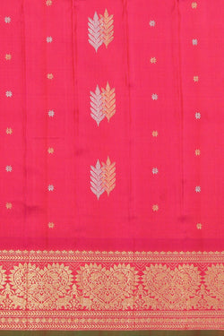 Collection of Gadwal Silk Sea Blue Saree in a gallery layout