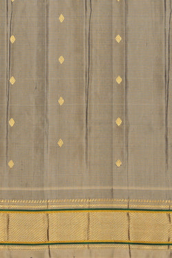 Image of Gadwal Silk Beige Saree