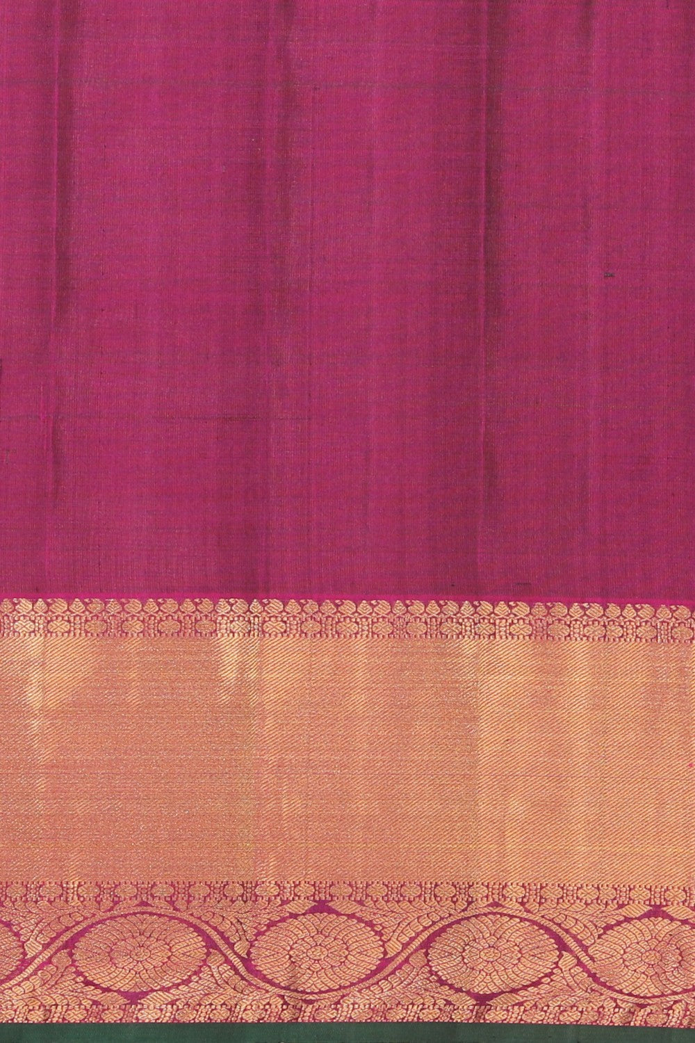 Image of Gadwal Silk Green Saree