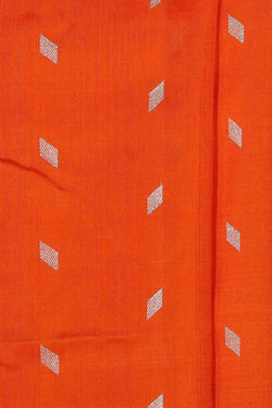 Collection of Venkatagiri Silk Orange Saree in a gallery layout