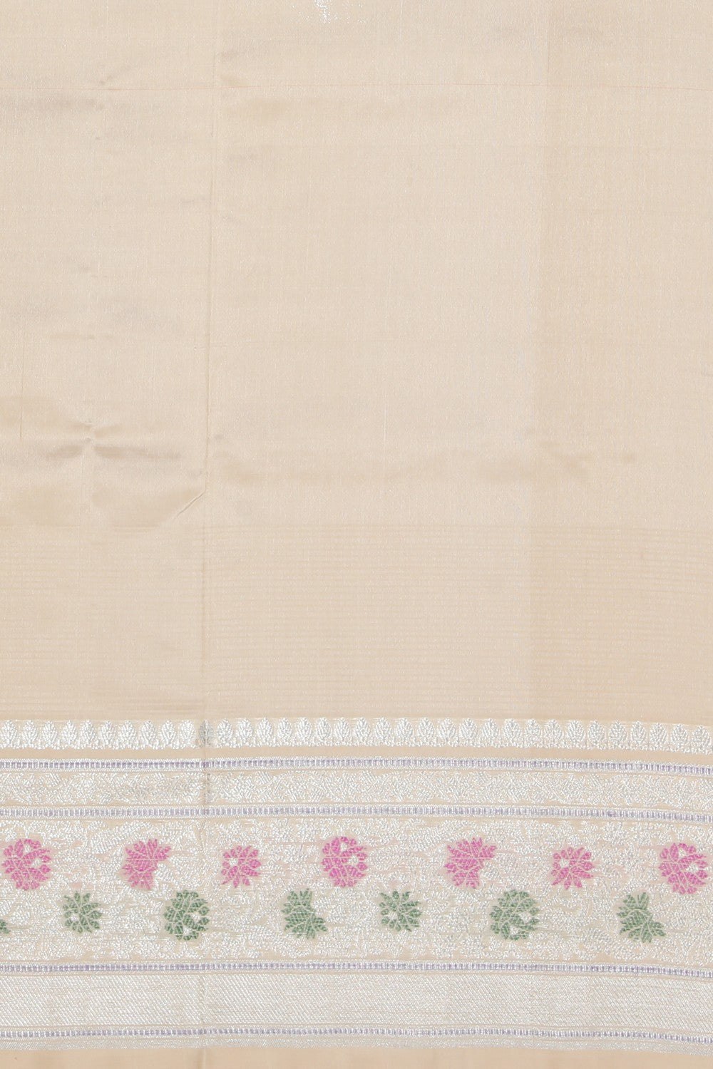 Collection of Venkatagiri Silk Peach Saree in a gallery layout