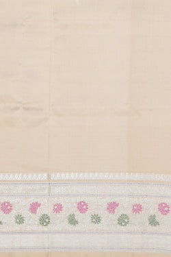 Collection of Venkatagiri Silk Peach Saree in a gallery layout