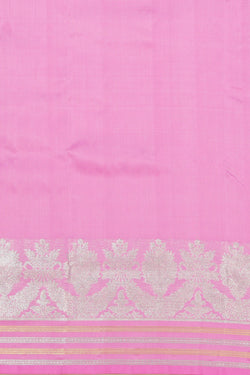 Image of Venkatagiri Silk Violet Saree