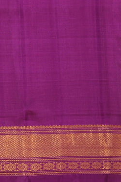 Collection of Gadwal Cotton Silk Orange Saree in a gallery layout