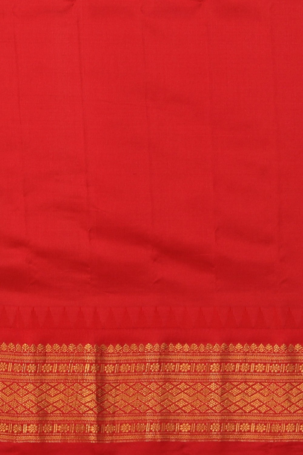 Collection of Gadwal Silk Violet Saree in a gallery layout