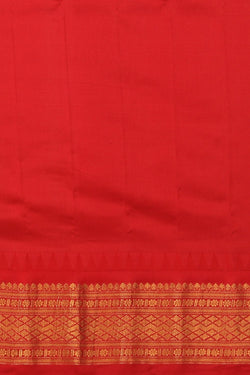 Collection of Gadwal Silk Violet Saree in a gallery layout