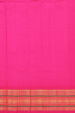 Collection of Gadwal Silk Teal Blue Saree in a gallery layout