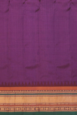 Collection of Gadwal Silk Yellow Saree in a gallery layout