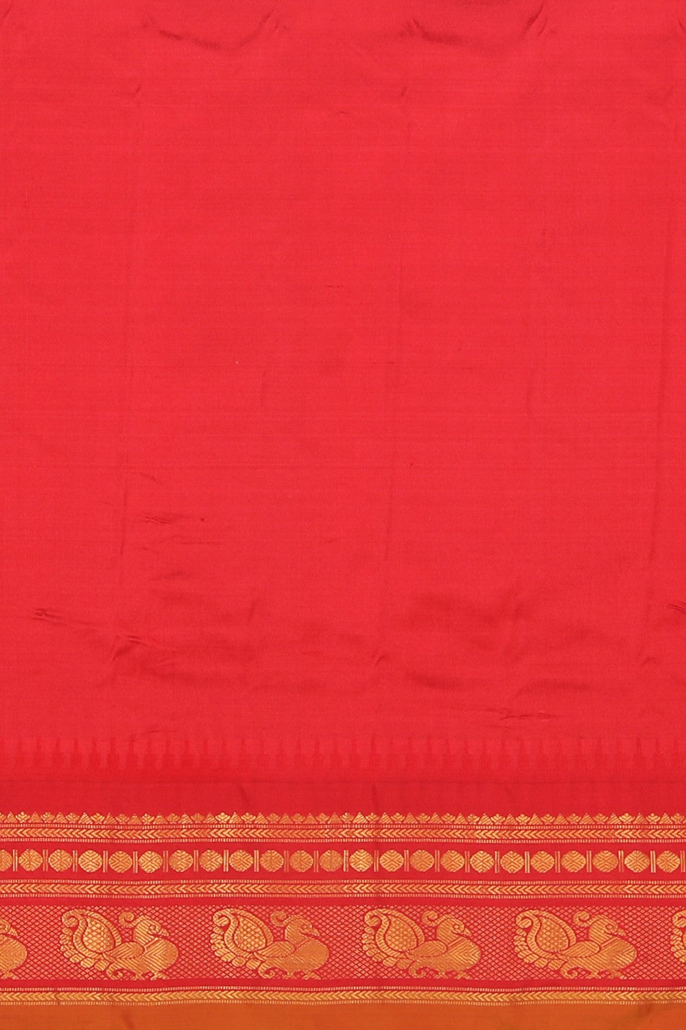 Collection of Gadwal Silk Green Saree in a gallery layout