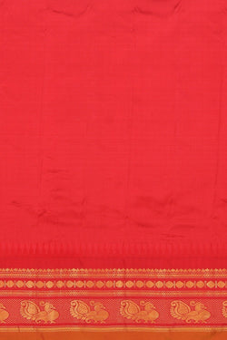 Collection of Gadwal Silk Green Saree in a gallery layout