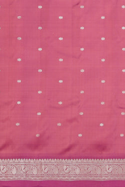 Collection of Gadwal Silk Pink Saree in a gallery layout