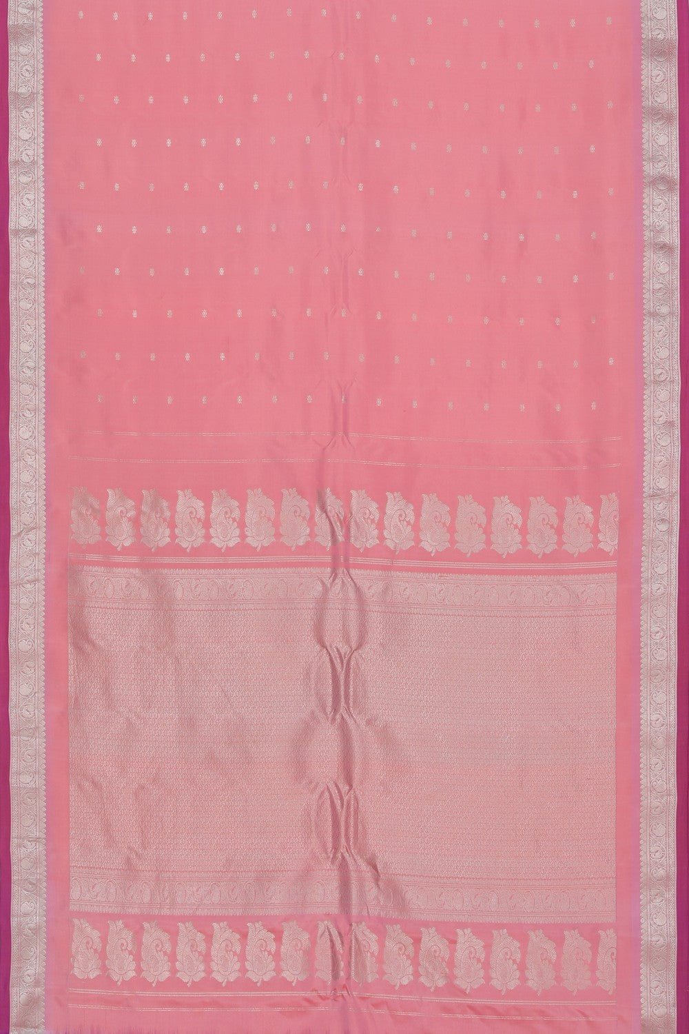 Collection of Gadwal Silk Pink Saree in a gallery layout