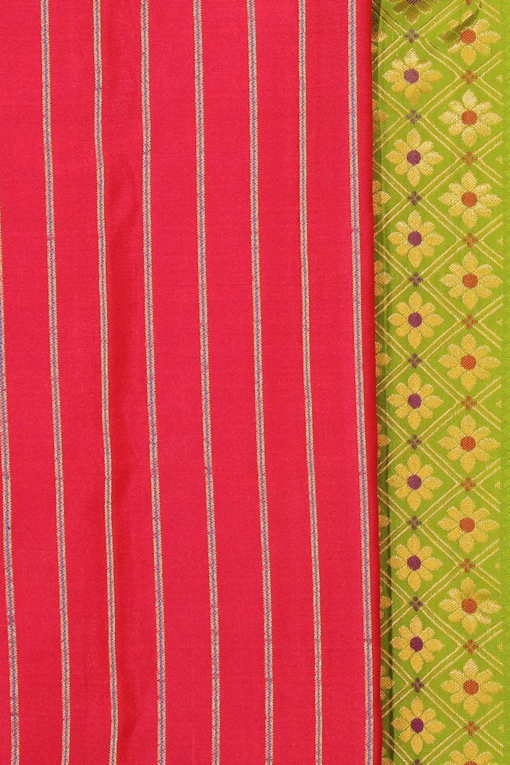 Collection of Gadwal Silk Pink Saree in a gallery layout