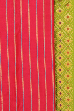 Collection of Gadwal Silk Pink Saree in a gallery layout