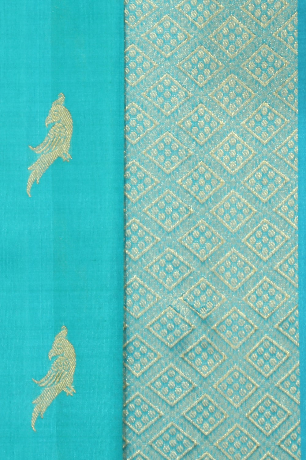 Venkatagiri Silk Sea Blue Saree