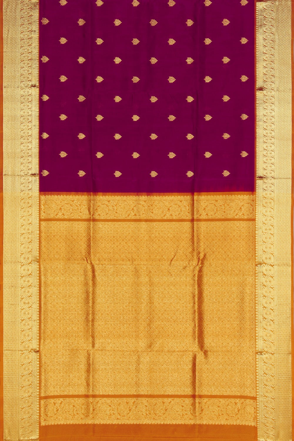 Collection of Venkatagiri Silk Plum Pink Saree in a gallery layout