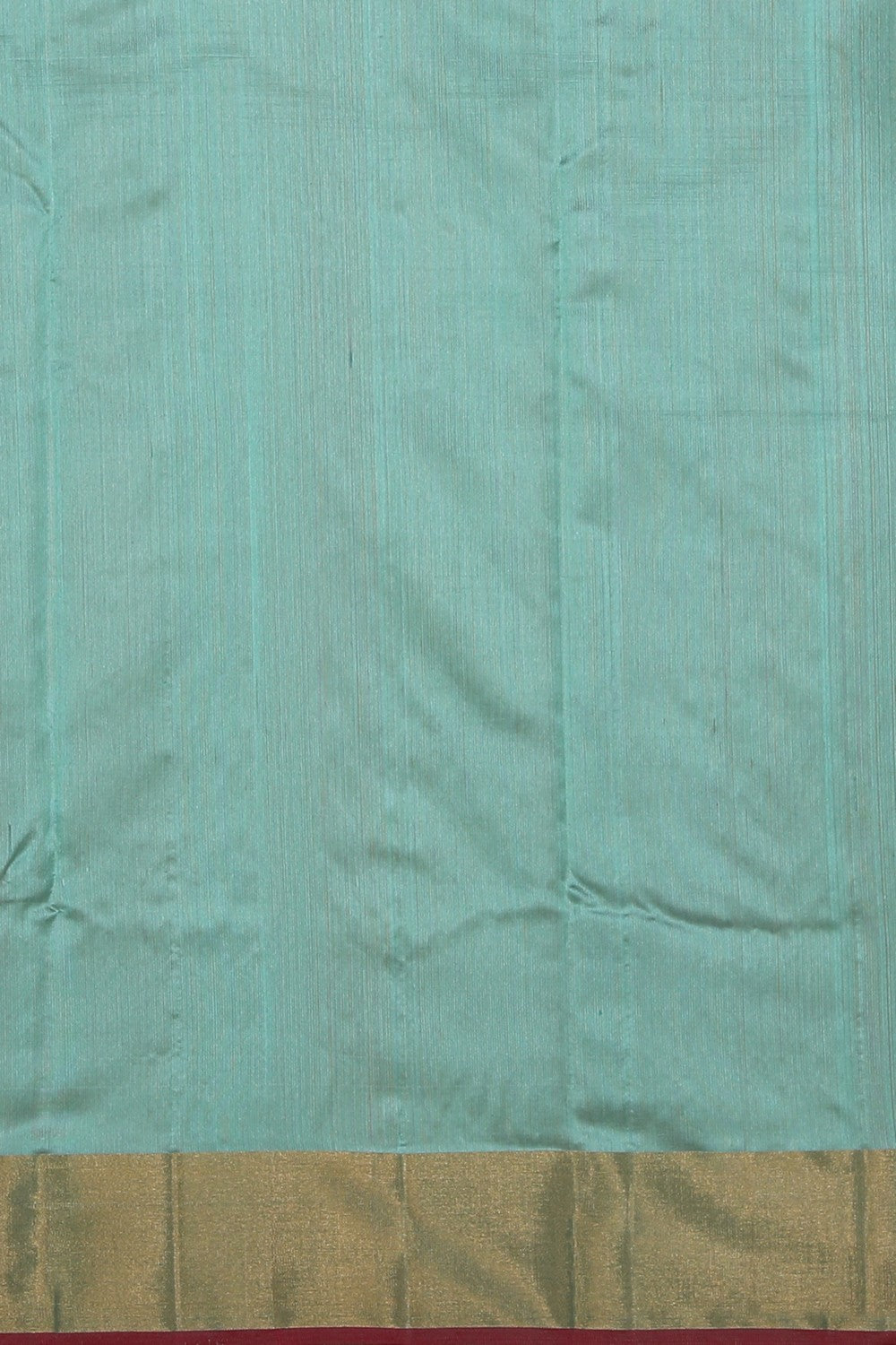 Collection of Chanderi Cotton Silk Aqua Green Saree in a gallery layout