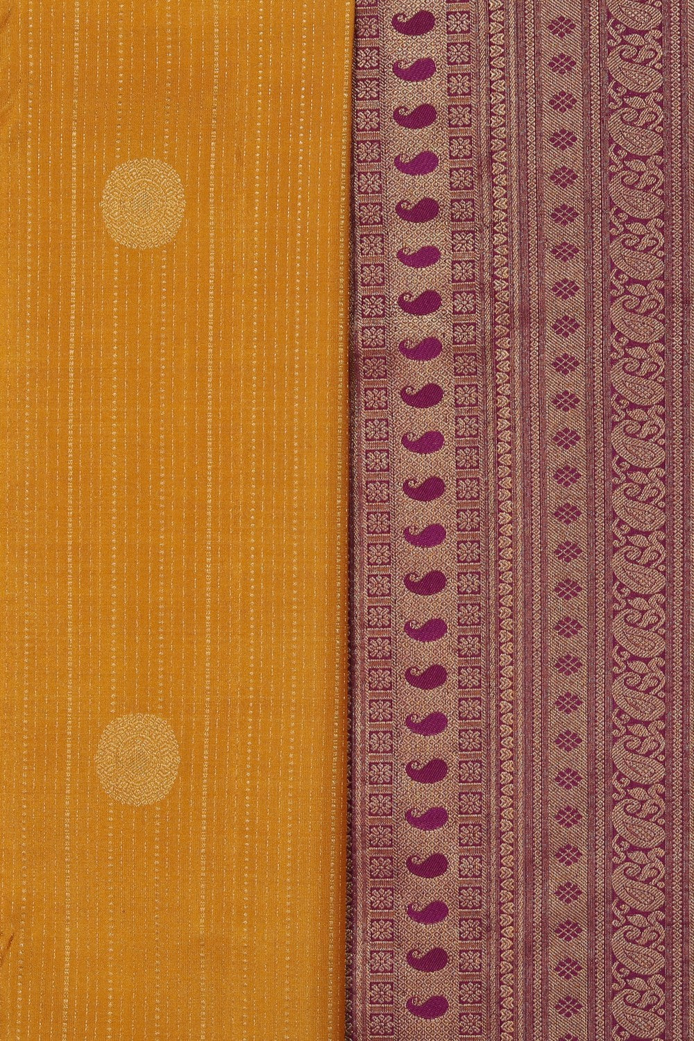 Collection of South Silk Yellow Saree in a gallery layout