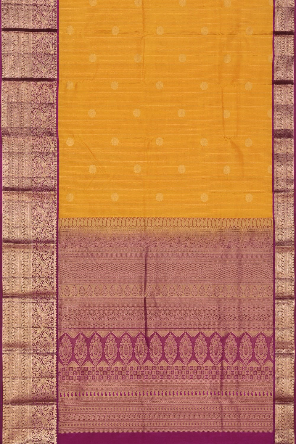 Collection of South Silk Yellow Saree in a gallery layout