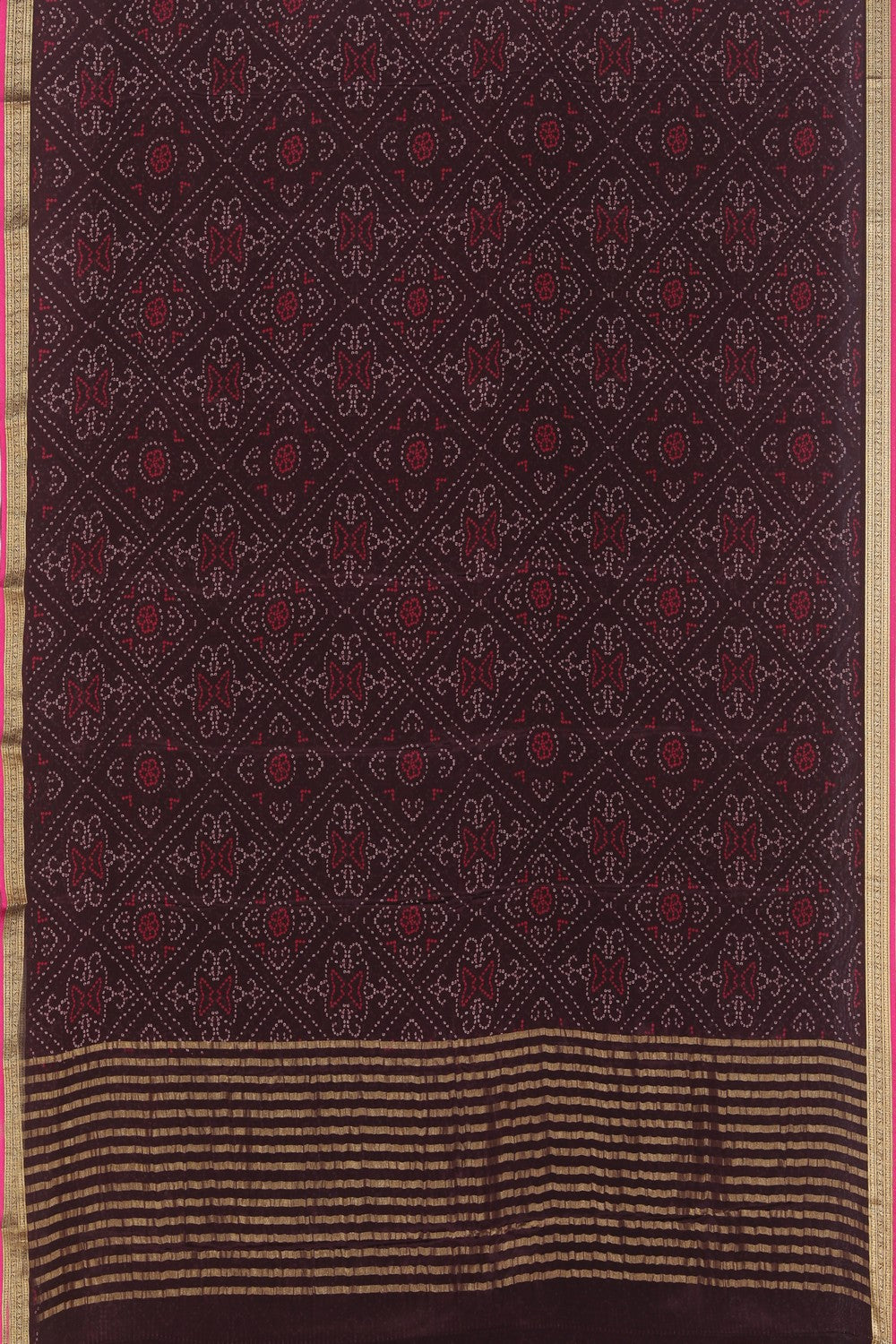 Collection of Georgette Violet Saree in a gallery layout