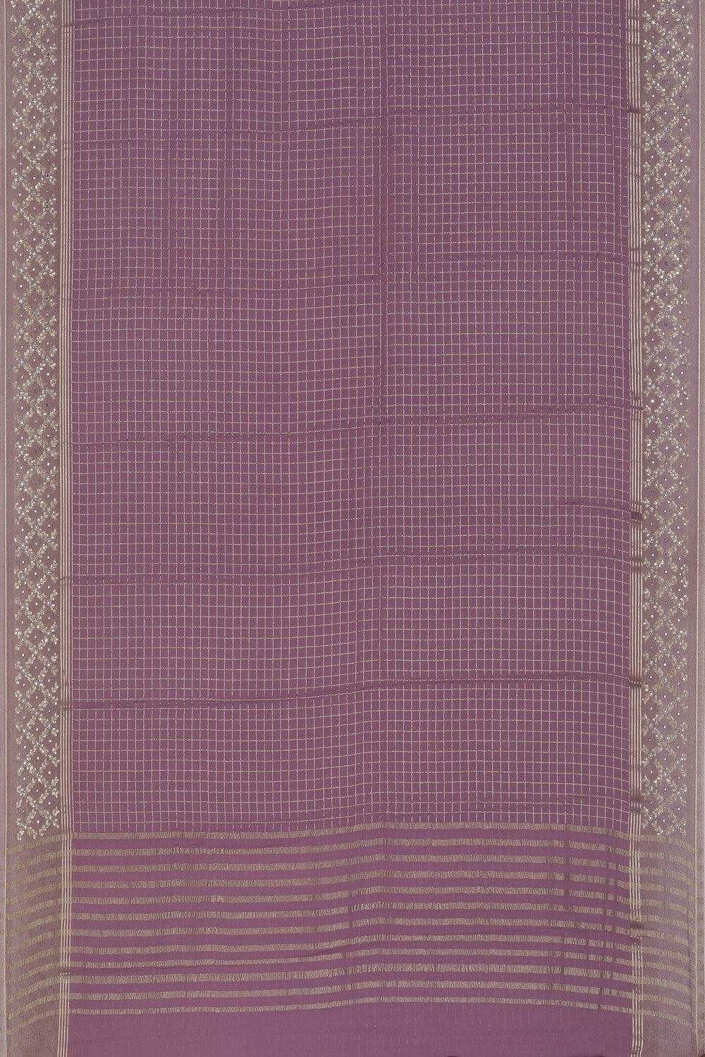 Georgette Purple Saree