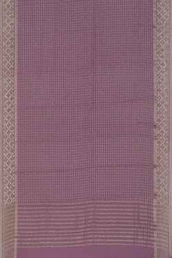 Image of Georgette Purple Saree