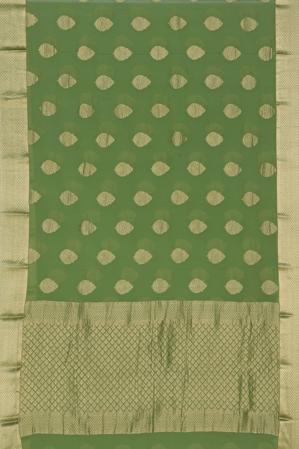 Georgette Sage Green Saree