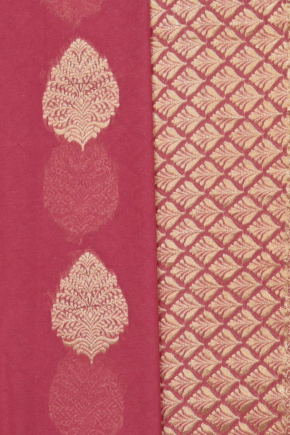 Collection of Georgette Onion-Pink Saree in a gallery layout